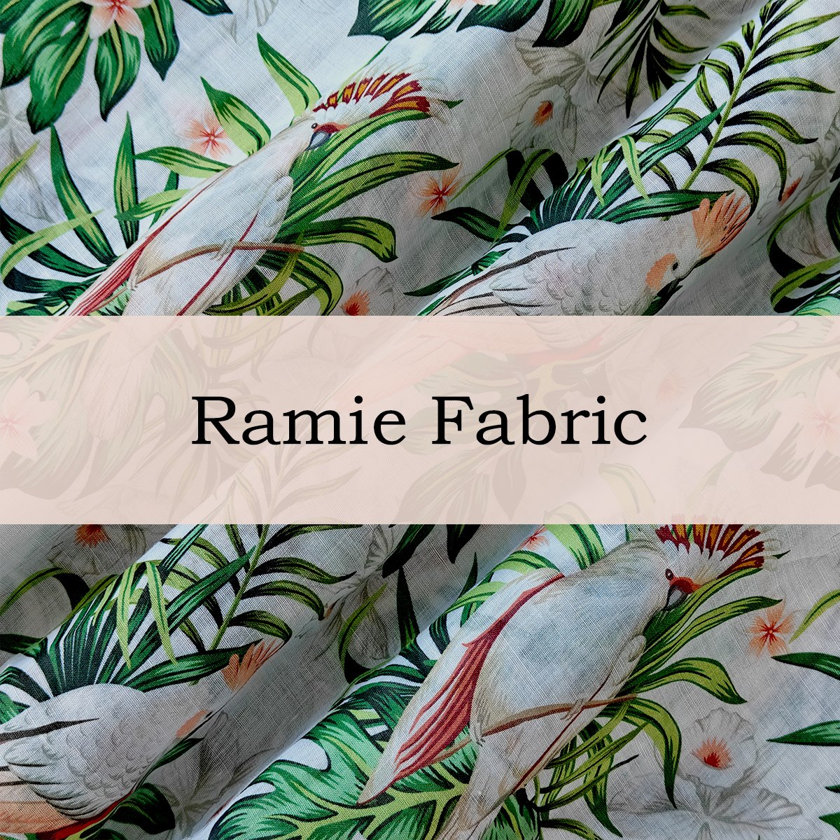 Custom Printed Ramie Fabric – Lightweight, Breathable & Textured for Elegant Apparel & Summerwear