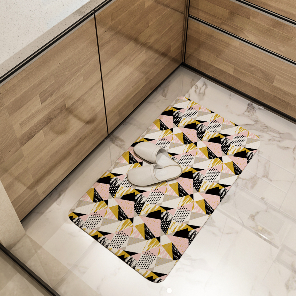 Kitchen Floor Mats – Modern Geometric Patterns