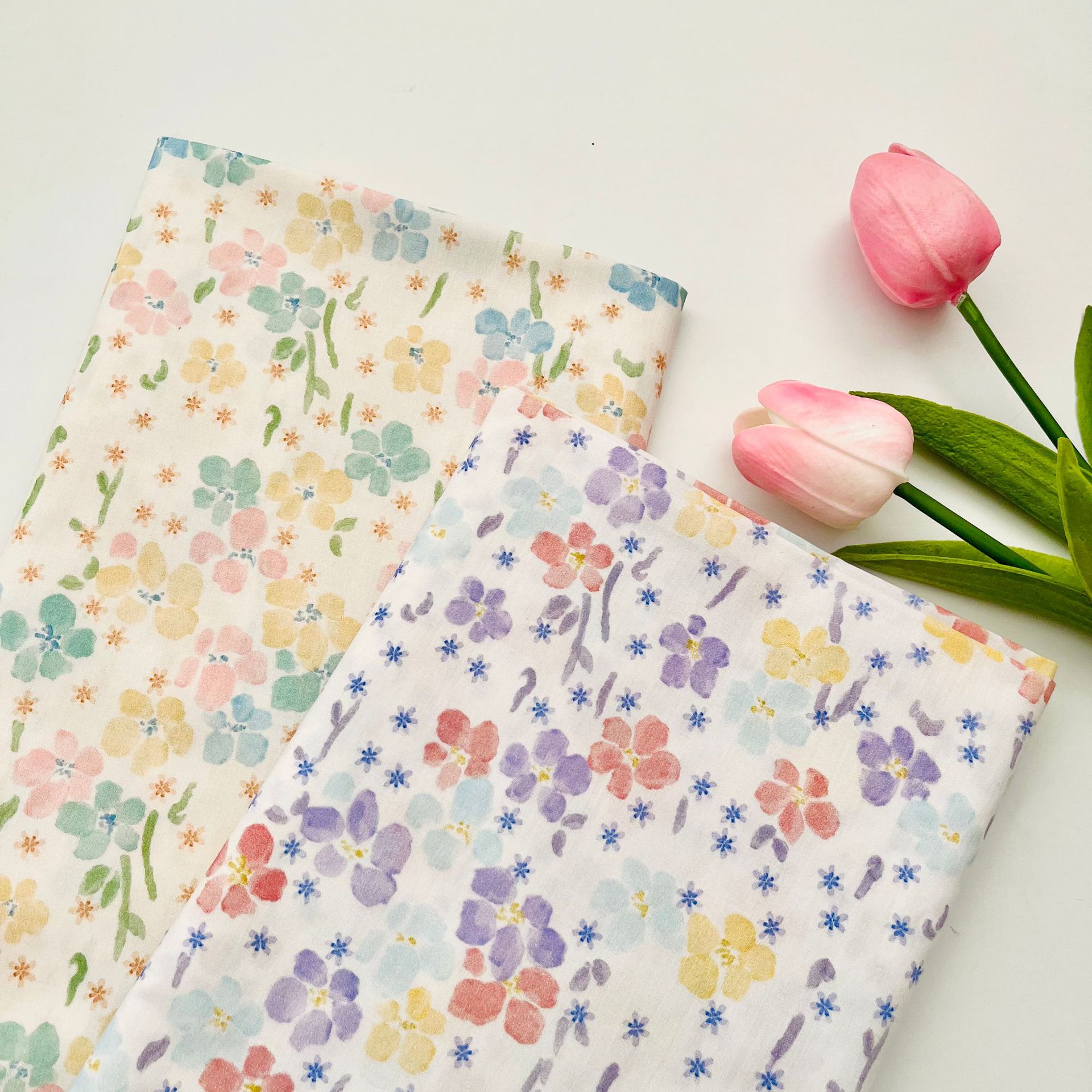 Printed Muslin Fabric